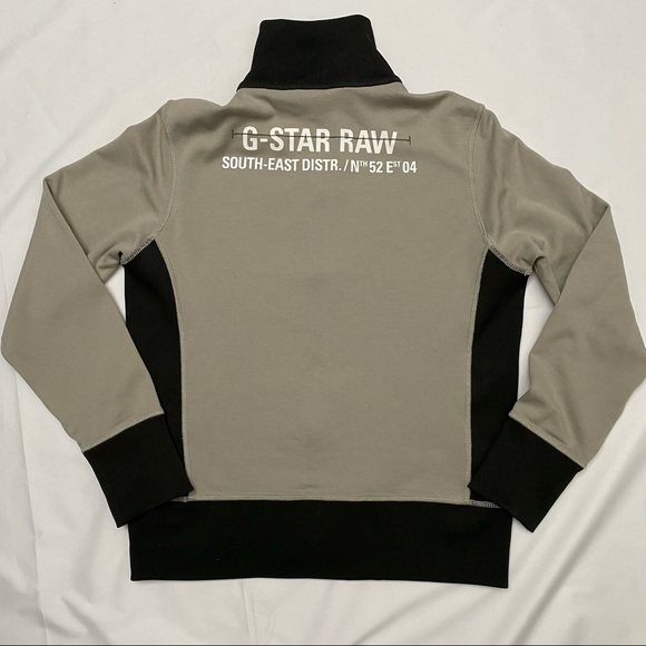 G Star Raw - zip up sweater jacket - lightweight - vintage - track suit jacket - Picture 6 of 7
